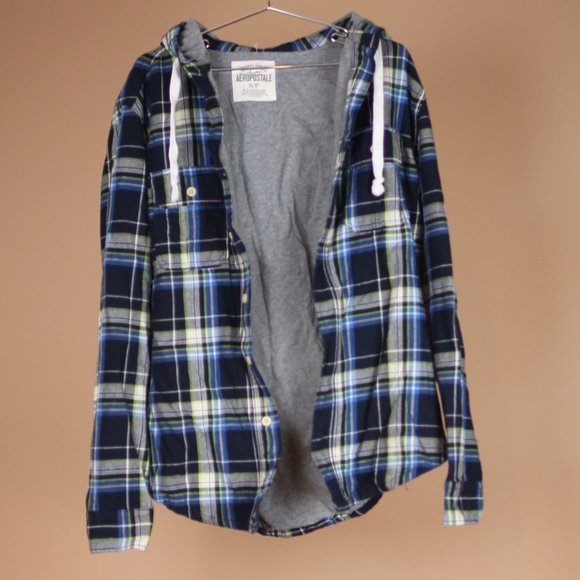 NWOT Hooded Plaid Jacket - Picture 2 of 9